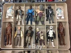 Énorme Lot De Figurines Vintage Star Wars 257 Complet Avec Des Armes