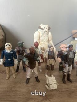 Ensemble d'accessoires de figurines Star Wars vintage