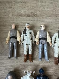 Ensemble d'accessoires de figurines Star Wars vintage x 24 années 1980