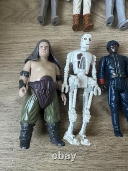 Ensemble d'accessoires de figurines Star Wars vintage x 24 années 1980