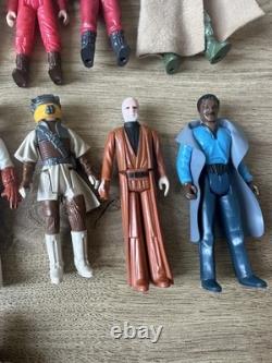 Ensemble d'accessoires de figurines Star Wars vintage x 24 années 1980