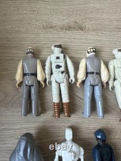 Ensemble d'accessoires de figurines Star Wars vintage x 24 années 1980