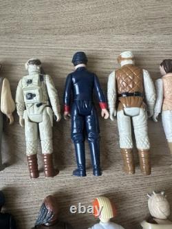 Ensemble d'accessoires de figurines Star Wars vintage x 24 années 1980