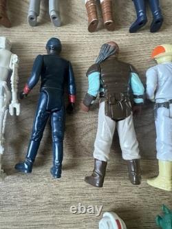 Ensemble d'accessoires de figurines Star Wars vintage x 24 années 1980