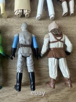 Ensemble d'accessoires de figurines Star Wars vintage x 24 années 1980