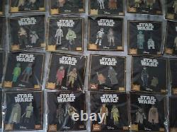 Ensemble de broches émaillées Star Wars Pin Kings de collection complète de figurines vintage