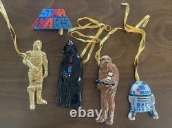 Ensemble de céramique vintage Star Wars 5 pièces 1977 C3PO & R2D2 Darth