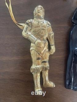 Ensemble de céramique vintage Star Wars 5 pièces 1977 C3PO & R2D2 Darth