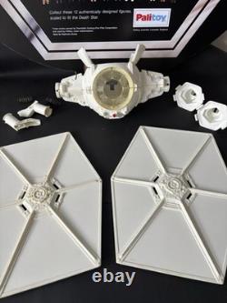 Ensemble de pièces détachées Vintage Star Wars Tie Fighter blanc Kenner Palitoy