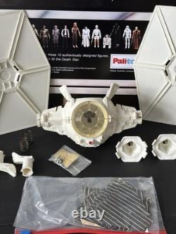 Ensemble de pièces détachées Vintage Star Wars Tie Fighter blanc Kenner Palitoy