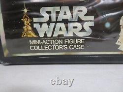 Étui de rangement pour collectionneurs de figurines d'action miniatures Star Wars Vintage 1978 Kenner + Plateaux
