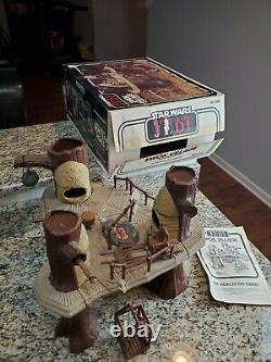 Ewok Village Playset 1983 Star Wars Vintage Original 100% Complet Avec Nice Box