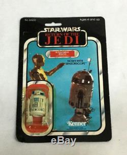 Figure 3: Retour De La Figurine Jedi R2d2 Par Card Wars, Scellé, Moc 65, Dos Vintage