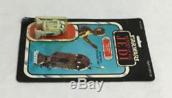 Figure 3: Retour De La Figurine Jedi R2d2 Par Card Wars, Scellé, Moc 65, Dos Vintage