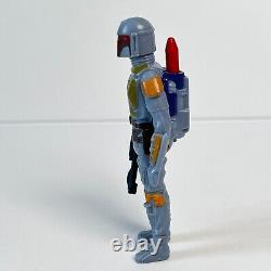 Figure Boba Fett Star Wars Vintage avec Rare Blaster 100% Original Taïwan 1979