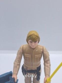 Figure vintage de Star Wars Luke Skywalker Bespin 1980 sans Coo complet + sac à dos Yoda