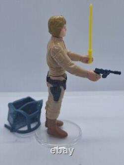 Figure vintage de Star Wars Luke Skywalker Bespin 1980 sans Coo complet + sac à dos Yoda