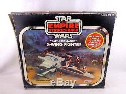 Figurine De Chasseur Palitoy Star Wars X-wing Vintage Des Années 1980 Complete Esb Rare