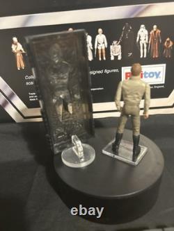 Figurine Han Solo en Carbonite des Derniers 17 Star Wars Vintage et Chambre de Carbonite