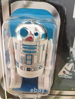 Figurine Star Wars vintage R2-D2 12 Retour 1977 MOC signée Kenny Baker COA Original