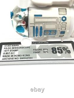 Figurine Star Wars vintage R2-D2 Sensorscope Hong Kong UKG 85% Non AFA