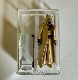 Figurine Vintage Star Wars Notée Peuple des Sables Tusken Raider AFA 80 Pas UKG