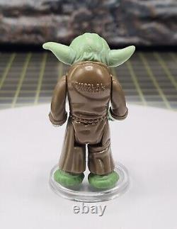 Figurine Vintage Star Wars Yoda Pac Man Yeux 1980 Hong Kong Originale Complète