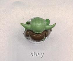 Figurine Vintage Star Wars Yoda Yeux Pac Man 1980 Hong Kong Originale Complète