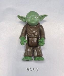 Figurine Vintage Star Wars Yoda Yeux Pac Man 1980 Hong Kong Originale Complète