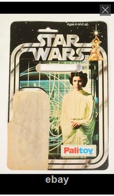 Figurine Vintage Star Wars des 12 premières Princess Leia 1977 Kenner avec CARTE ORIGINALE