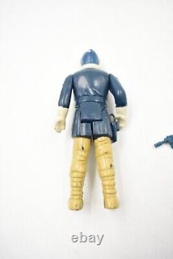Figurine d'action Vintage 1981 Star Wars Han Solo Tenue Hoth (Fabriquée à Missing)