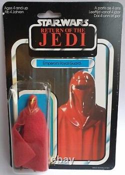 Figurine d'action Vintage Palitoy Star Wars Jedi Emperors Royal Guard sous blister