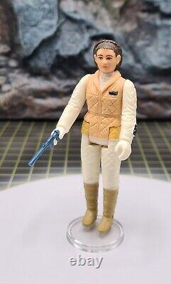 Figurine d'action Vintage Star Wars Princess Leia Hoth 1980 Originale Complète Kenner