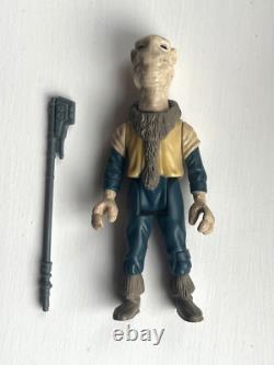 Figurine d'action Yak Face Star Wars Vintage avec arme 1985. Très rare, Derniers 17.