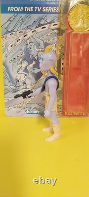 Figurine d'action des droïdes vintage Star Wars Kez-Iban avec blaster bleu/noir