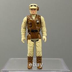 Figurine de soldat rebelle Star Wars vintage PBP brun foncé sans coo #1