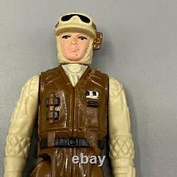 Figurine de soldat rebelle Star Wars vintage PBP brun foncé sans coo #1