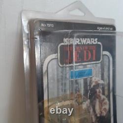 Figurine sur carte de Logray Vintage Star Wars ROJ 1983, scellée en usine, carte rare