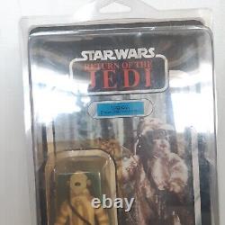 Figurine sur carte de Logray Vintage Star Wars ROJ 1983, scellée en usine, carte rare