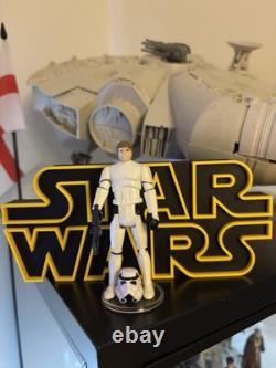 Figurine vintage Star Wars Luke Skywalker Stormtrooper avec casque et blaster Kenner