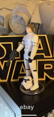Figurine vintage Star Wars Luke Skywalker Stormtrooper avec casque et blaster Kenner
