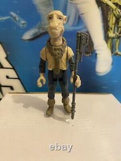 Figurine vintage Star Wars des derniers 17 Yak Face ROTJ Kenner 1985 avec son bâton original