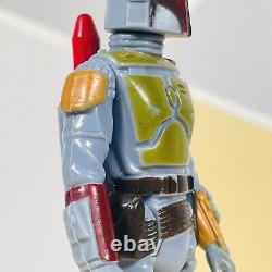 Figurine vintage de Star Wars Boba Fett 1979 Fabriqué à Taiwan en bon état (VGC)