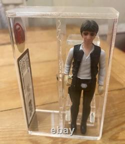 Figurine vintage de Star Wars Han Solo PBP UKG 85 Non AFA Espagne