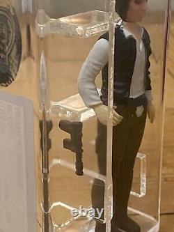 Figurine vintage de Star Wars Han Solo PBP UKG 85 Non AFA Espagne