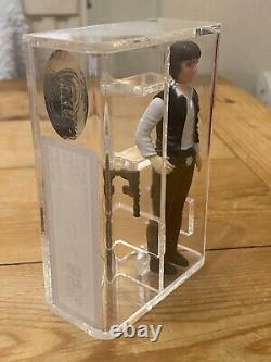 Figurine vintage de Star Wars Han Solo PBP UKG 85 Non AFA Espagne