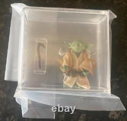 Figurine vintage de Star Wars Yoda serpent brun UKG 85 Non AFA