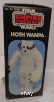 Figurine vintage du créature Wampa de Hoth de Star Wars en boîte de Palitoy