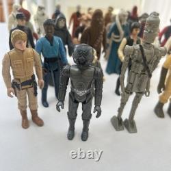 Figurines Star Wars Collection Vintage x 31 Lot de Variété Assorti 1970's 1980's