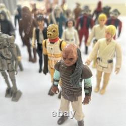 Figurines Star Wars Collection Vintage x 31 Lot de Variété Assorti 1970's 1980's